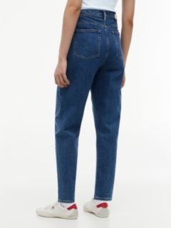 Mom High Rise Tapered Jeans — Blue 6