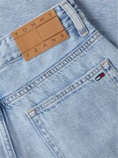 Mom High Rise Tapered Jeans — Blue 7
