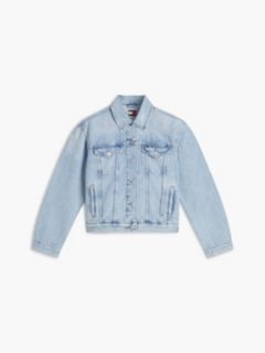 Vintage Relaxed Denim Trucker Jacket — Blue 6