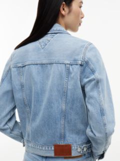 Faded Denim Trucker Jacket — Blue 3