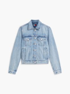 Faded Denim Trucker Jacket — Blue 5