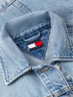 Faded Denim Trucker Jacket — Blue 6