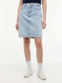 Claire Vintage Denim Mini Skirt — Blue 2