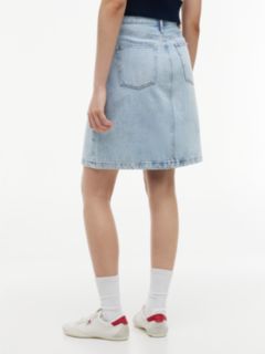 Claire Vintage Denim Mini Skirt — Blue 4