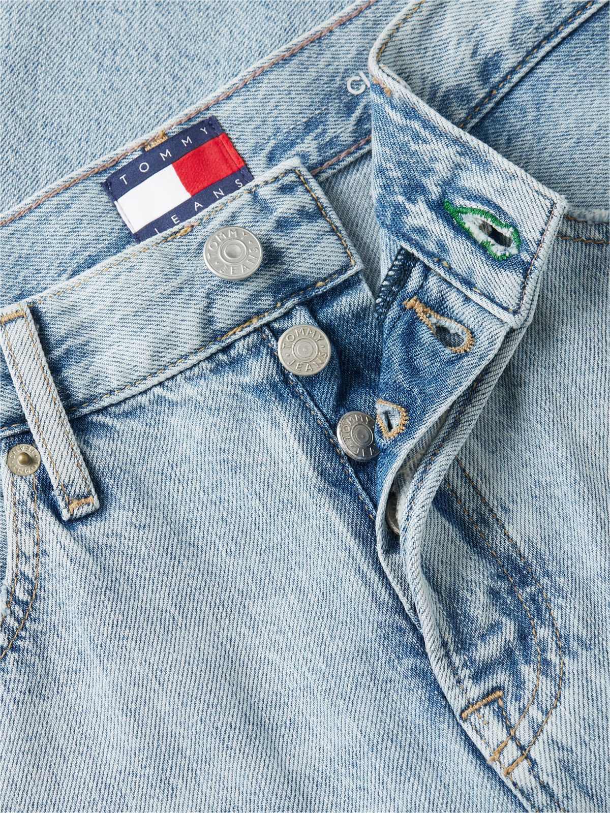 Claire Vintage Denim Mini Skirt — Blue