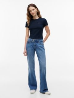 Logo Slim Jersey T-Shirt — Blue 2