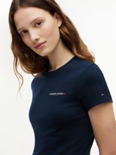 Logo Slim Jersey T-Shirt — Blue 3