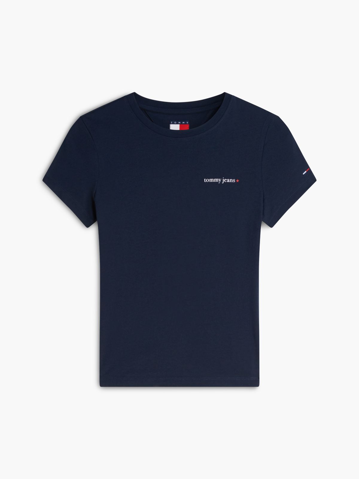 Logo Slim Jersey T-Shirt — Blue