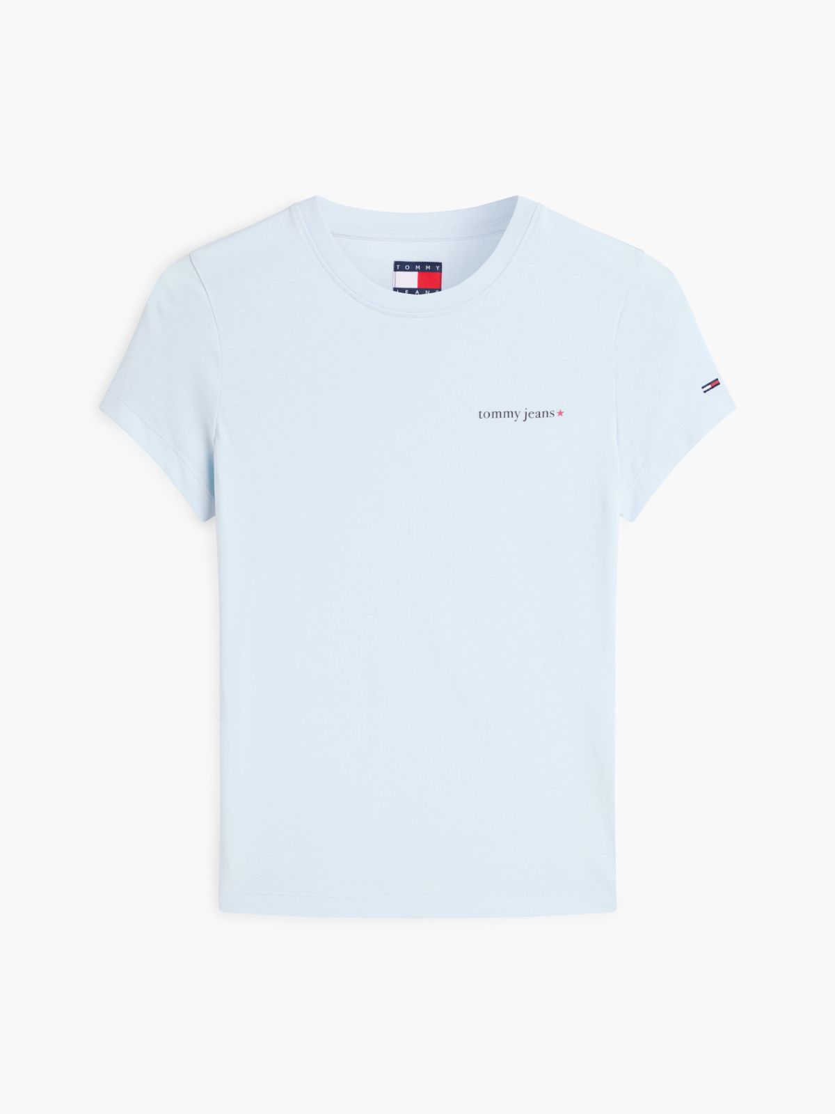 Logo Slim Jersey T-Shirt — Blue