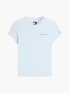 Logo Slim Jersey T-Shirt — Blue 5
