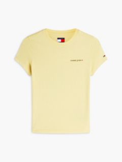 Logo Slim Jersey T-Shirt — Yellow 5