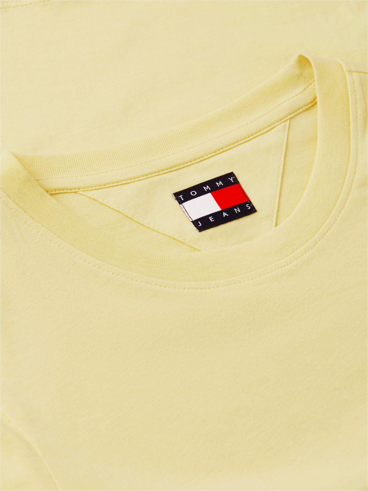 Logo Slim Jersey T-Shirt — Yellow