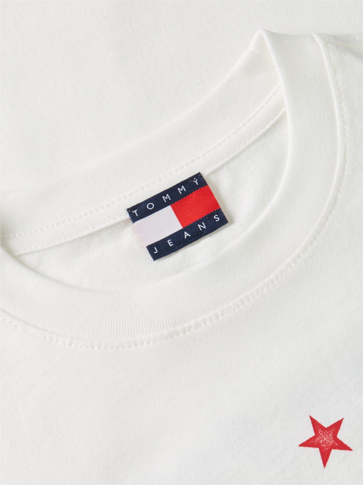 Back Logo Graphic Crew Neck T-Shirt — White