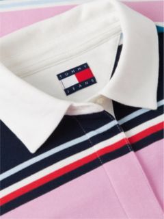 Mixed Stripe Relaxed Rugby Shirt — Multi 6