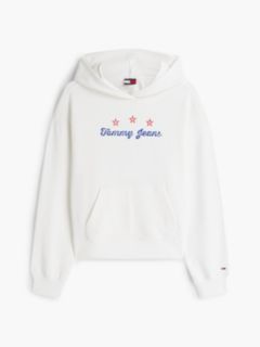 Back Graphic Boxy Hoody — White 5