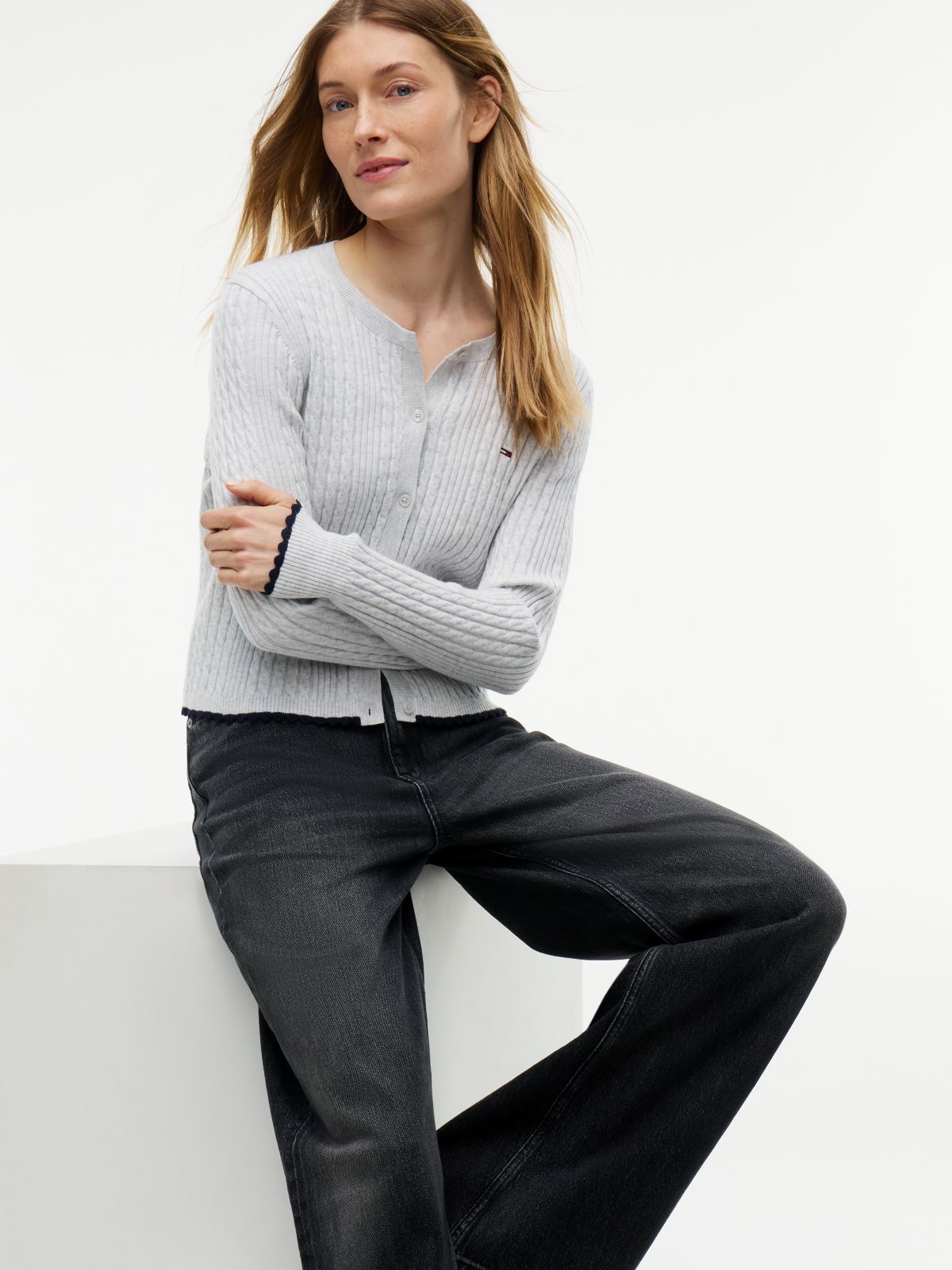 Claire High Rise Wide Black Jeans — Denim