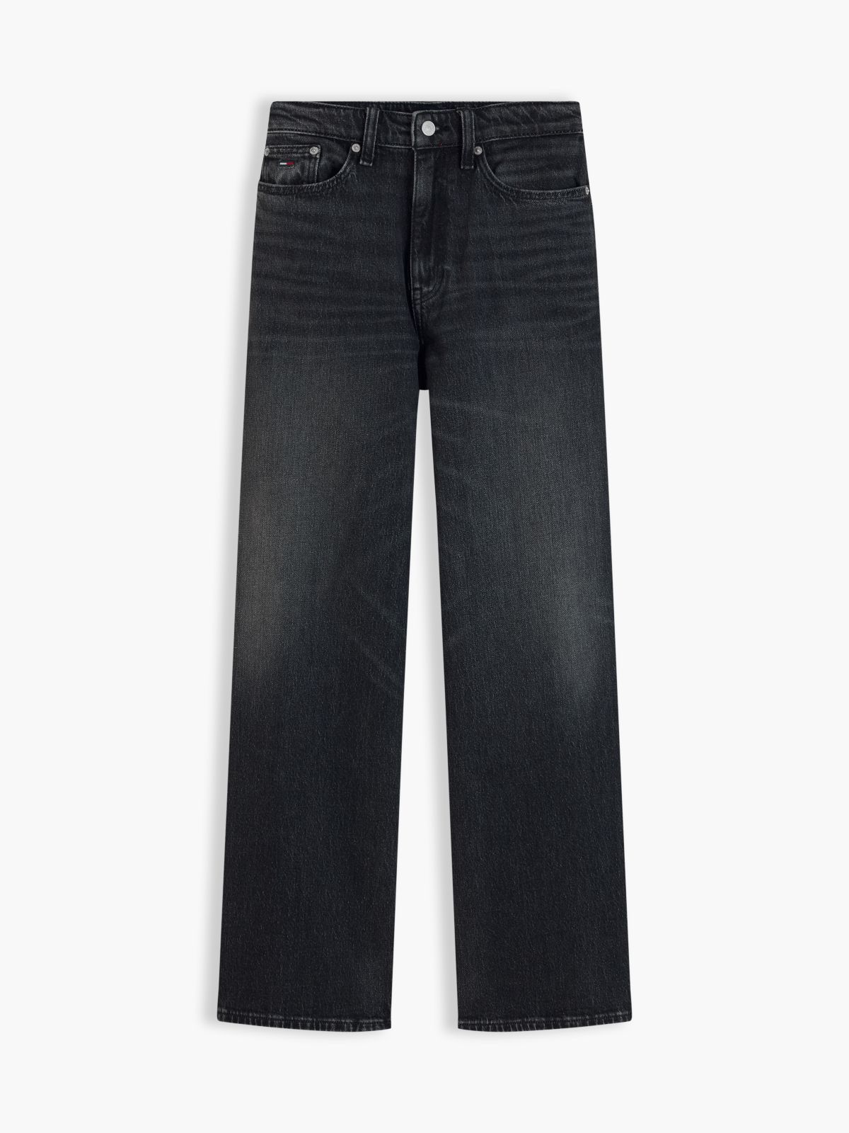 Claire High Rise Wide Black Jeans — Denim
