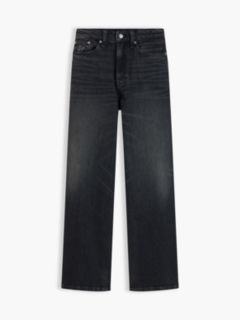 Claire High Rise Wide Black Jeans — Denim 8