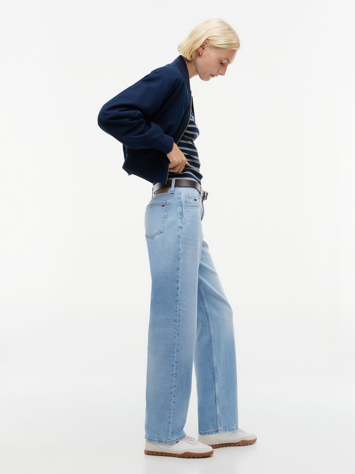 Sophie Low Rise Straight Jeans — Denim