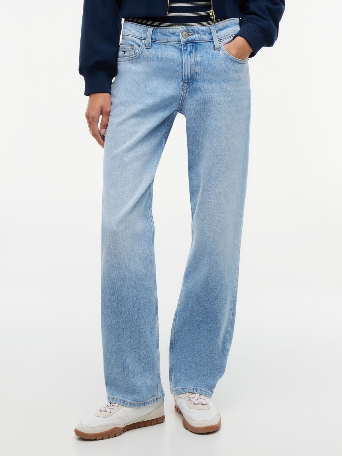 Sophie Low Rise Straight Jeans — Denim