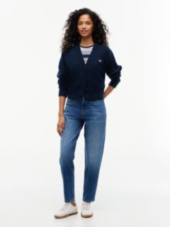 Mom High Rise Tapered Jeans — Denim 2