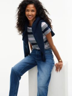 Mom High Rise Tapered Jeans — Denim 5