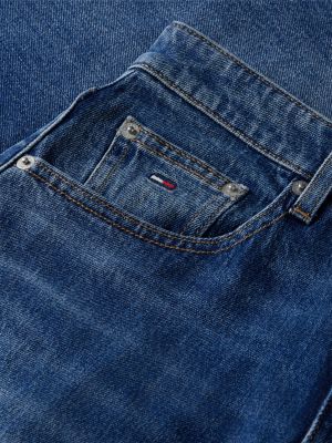 jeans mom tapered a vita alta denim da donne tommy jeans