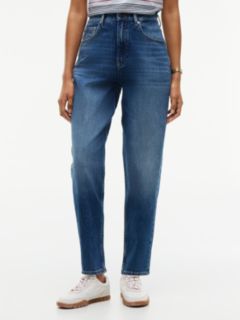 Mom High Rise Tapered Jeans — Denim 1