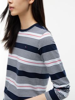 Flag Embroidery Jersey Long Sleeve T-Shirt — Blue 3