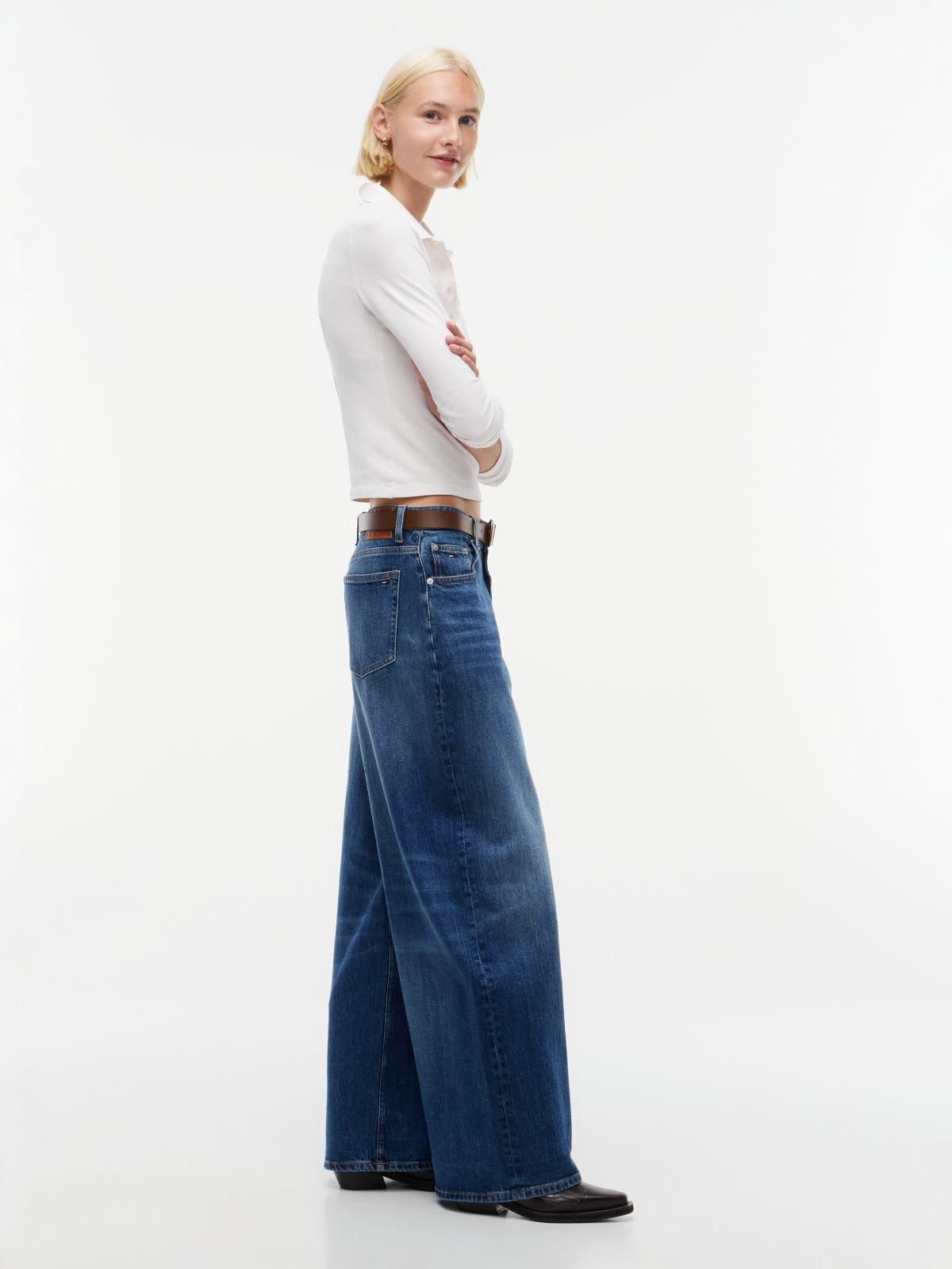 Daisy Low Rise Loose Jeans — Denim