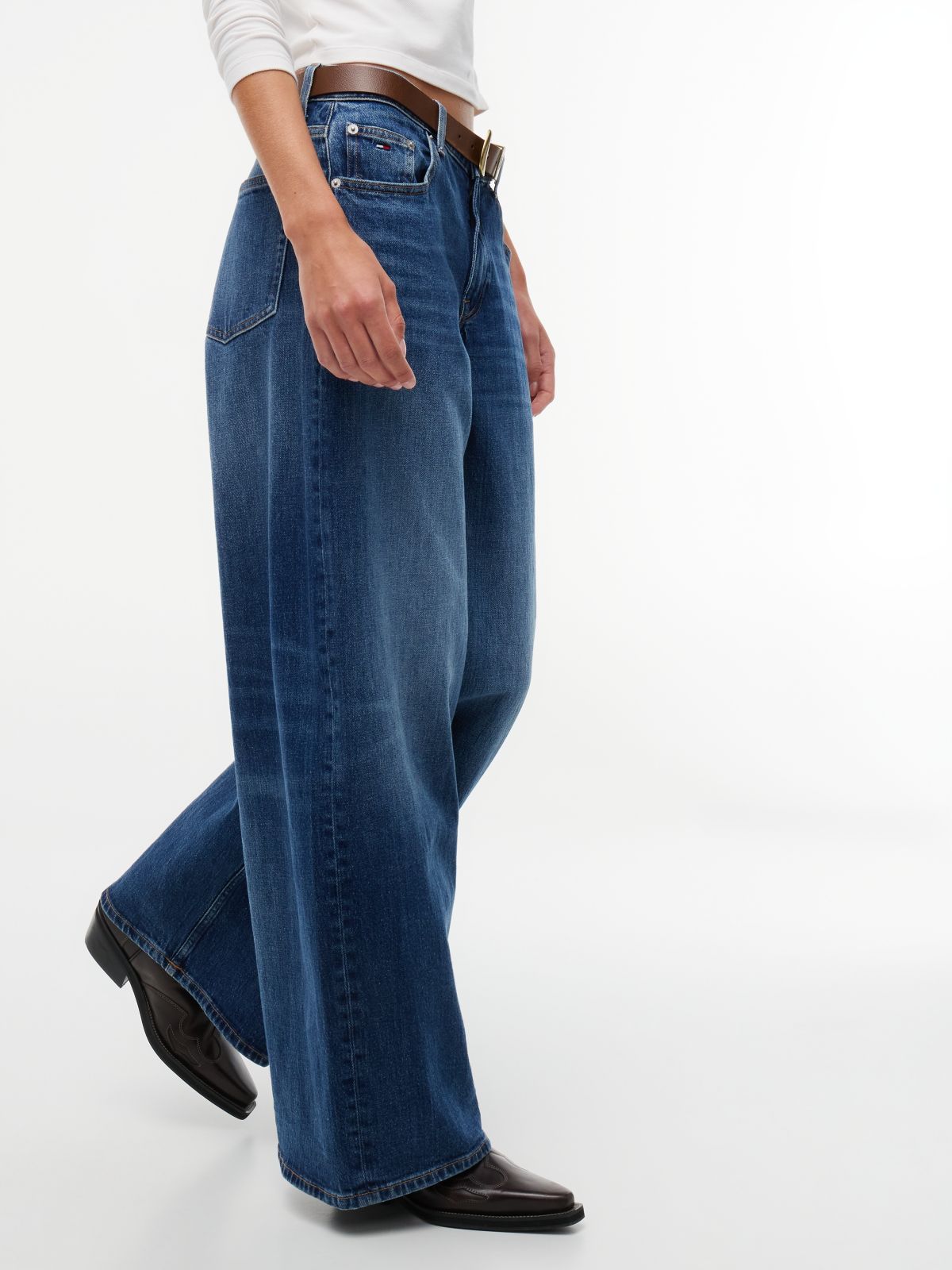 Daisy Low Rise Loose Jeans — Denim