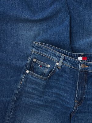 denim daisy loose jeans mit niedrigem bund für damen - tommy jeans