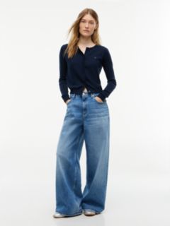 Charlie Mid Rise Loose Distressed Jeans — Denim 2