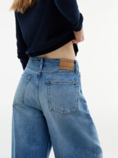 Charlie Mid Rise Loose Distressed Jeans — Denim 5