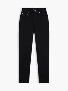 Mom High Rise Tapered Black Jeans — Denim 8