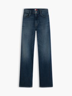 Layla High Rise Straight Faded Jeans — Denim 7