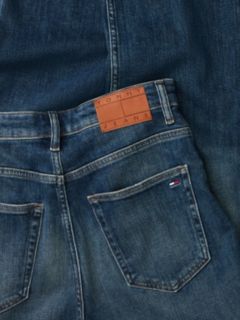 Layla High Rise Straight Faded Jeans — Denim 8