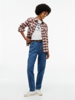 Mom High Rise Tapered Jeans — Denim 2
