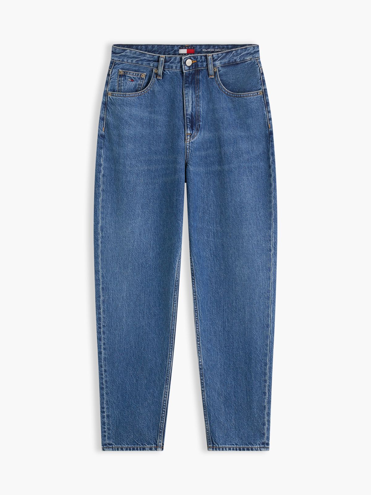 Mom High Rise Tapered Jeans — Denim