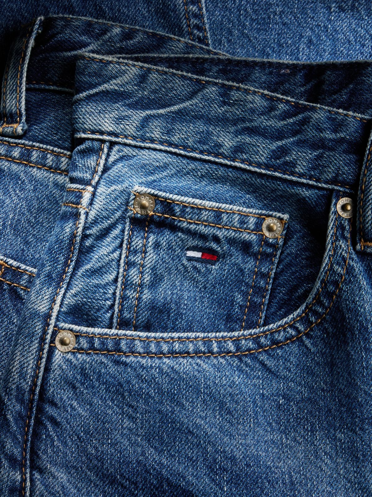 Mom High Rise Tapered Jeans — Denim