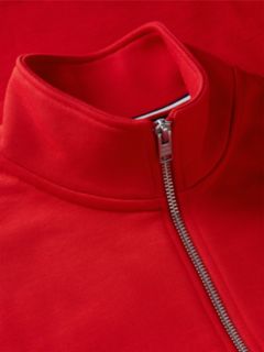 Logo Terry Quarter-Zip Sweatshirt — Red 6