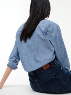 Sylvia High Rise Bootcut Faded Jeans — Denim 5
