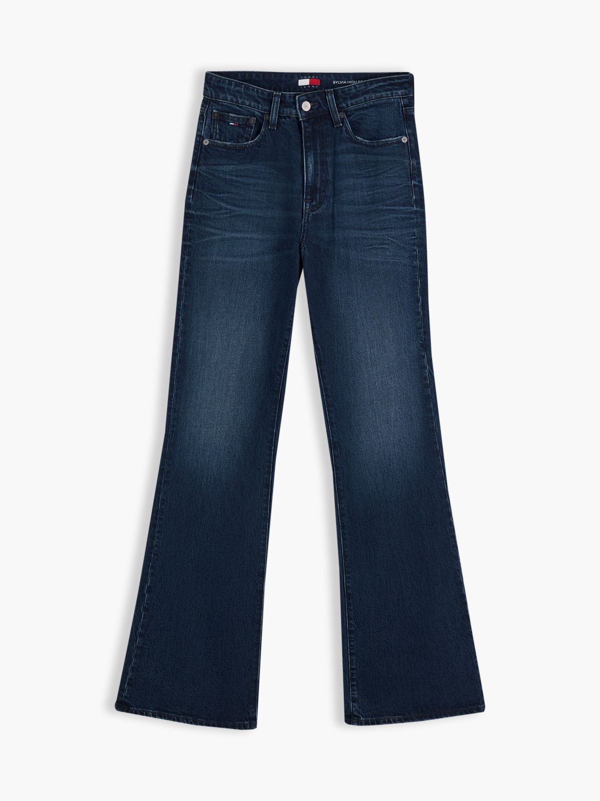 Sylvia High Rise Bootcut Faded Jeans — Denim