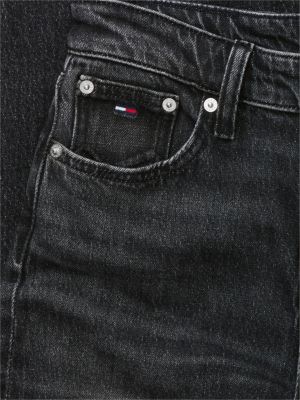 denim sylvia high rise bootcut black jeans for women tommy jeans