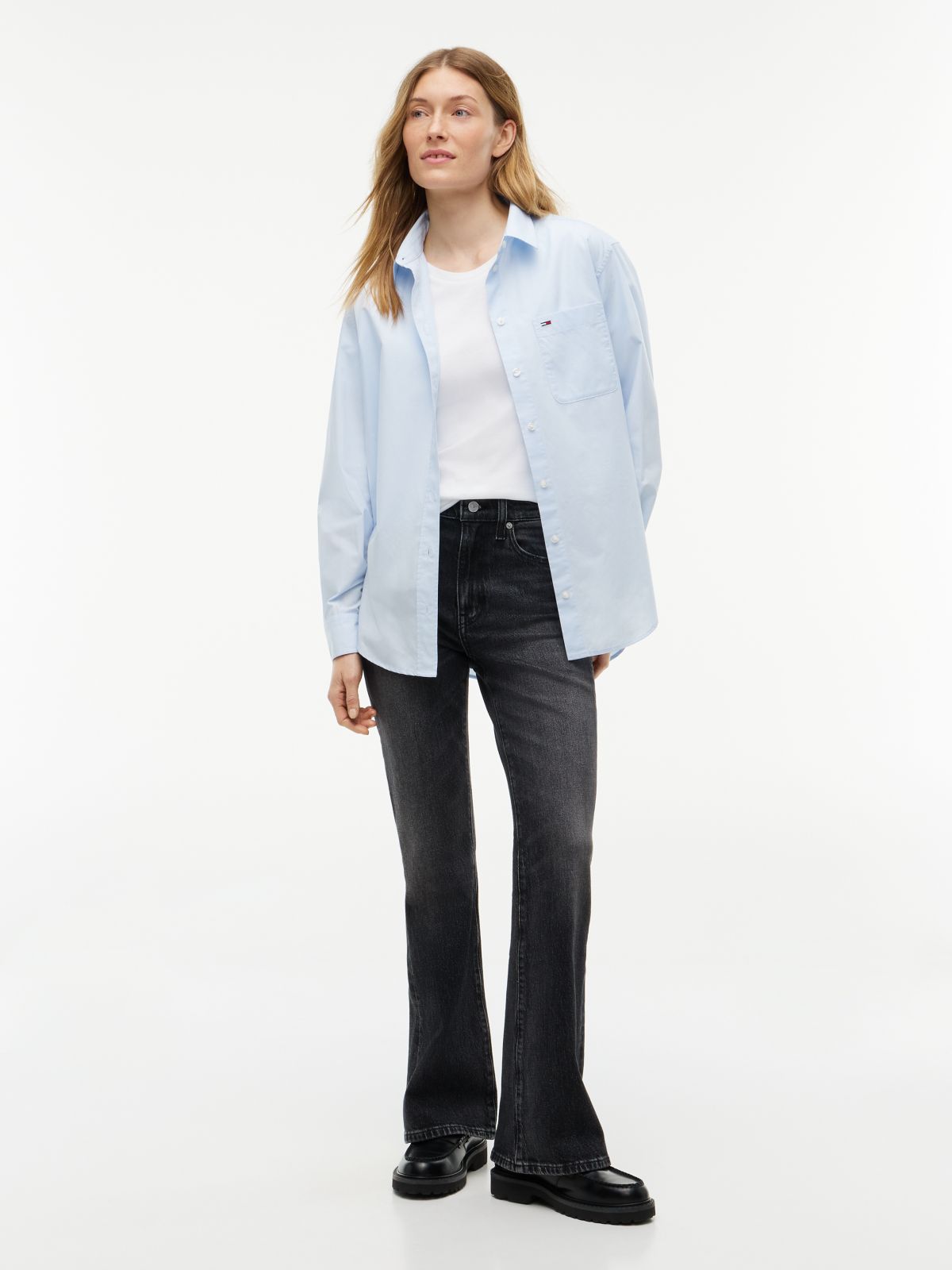 Sylvia High Rise Bootcut Black Jeans — Denim