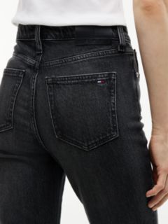 Sylvia High Rise Bootcut Black Jeans — Denim 4