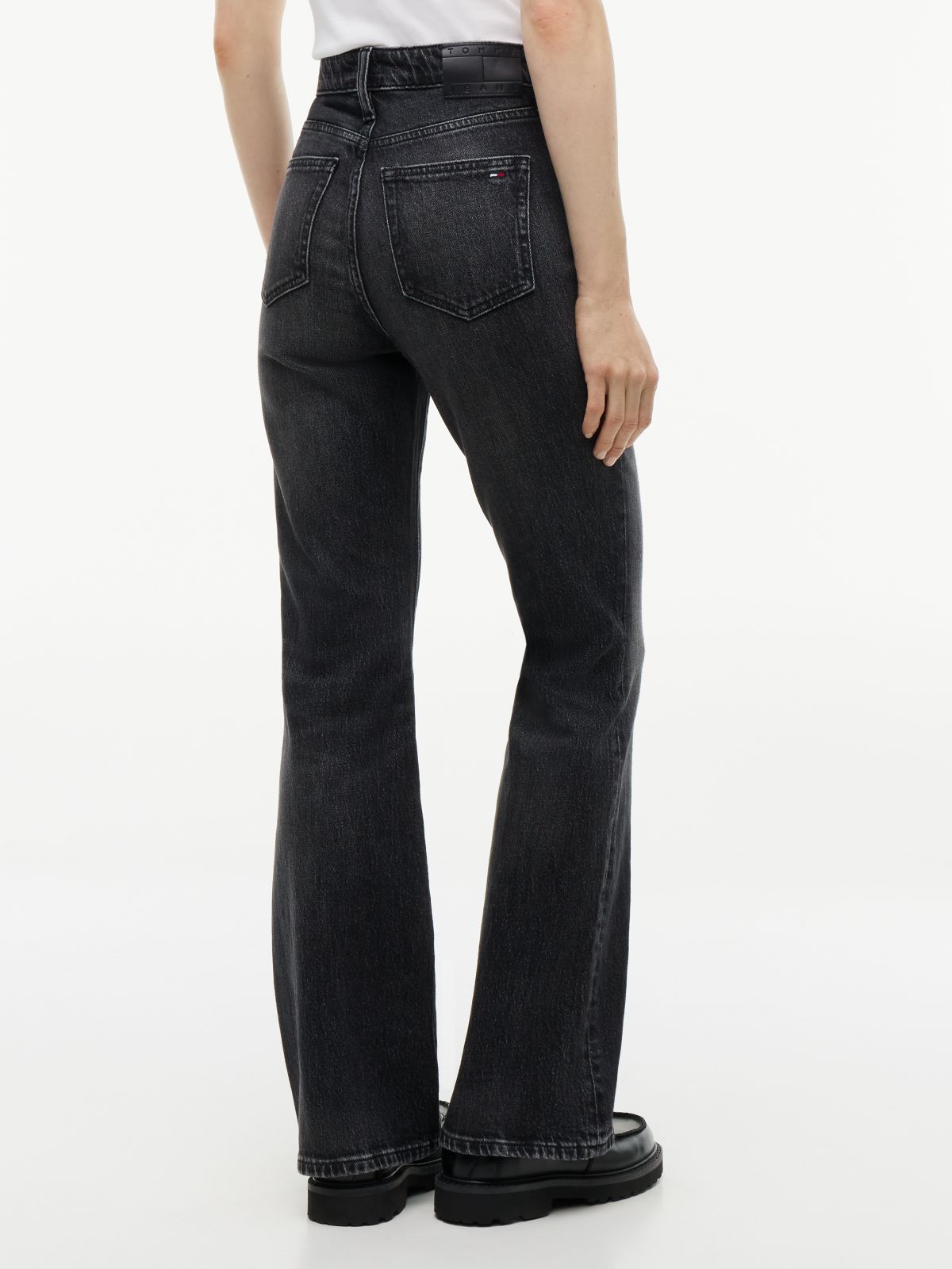 Sylvia High Rise Bootcut Black Jeans — Denim