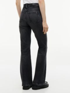 Sylvia High Rise Bootcut Black Jeans — Denim 7