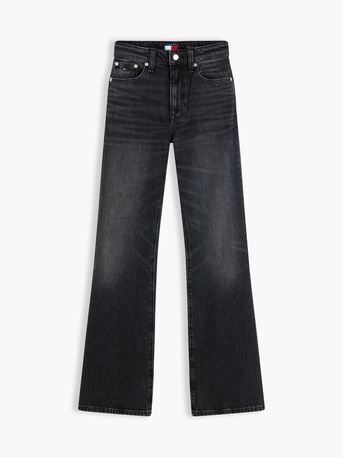 Sylvia High Rise Bootcut Black Jeans — Denim