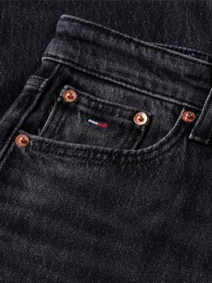 denim sylvia high rise bootcut black jeans for women tommy jeans